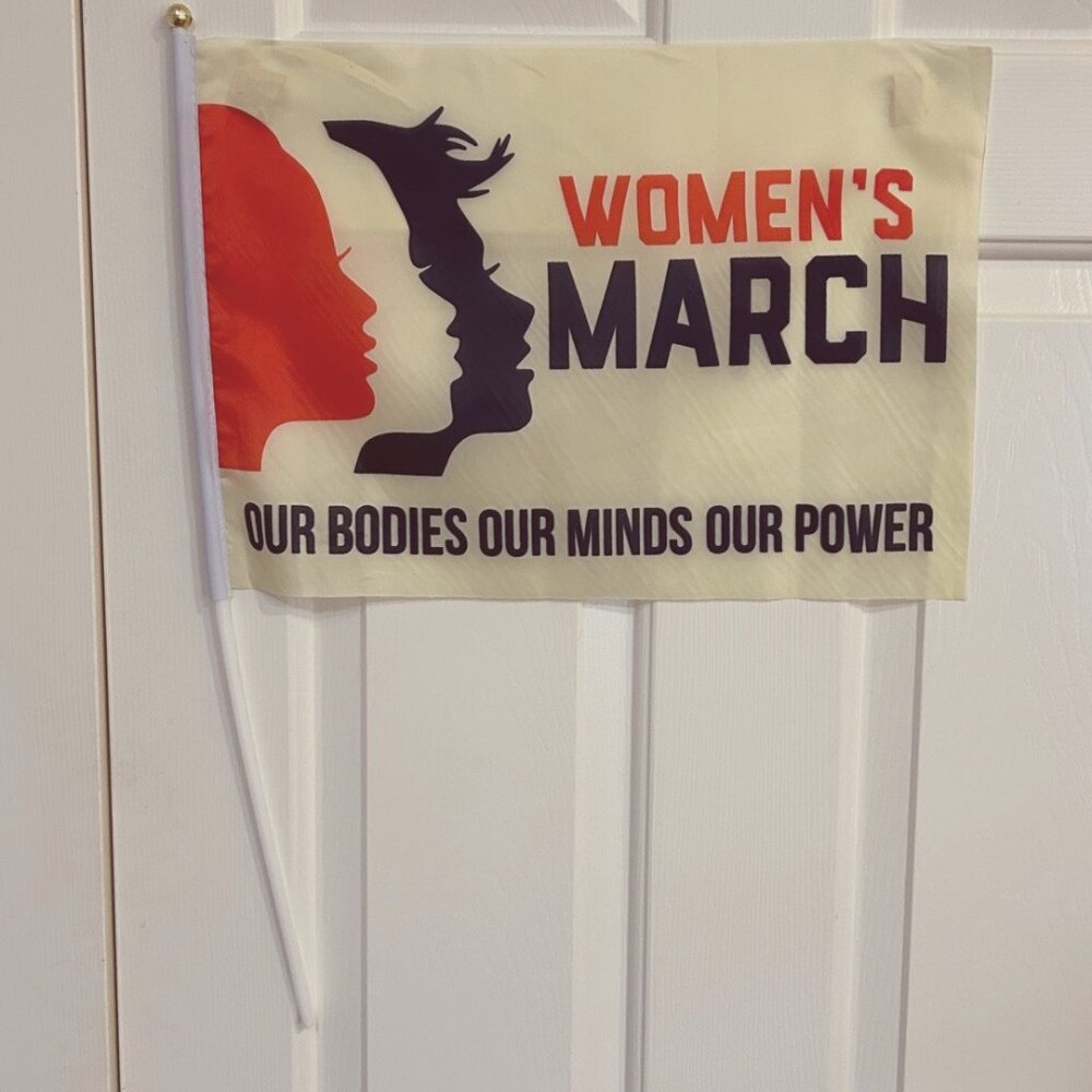 Women's March Women's Rights Protest Flag